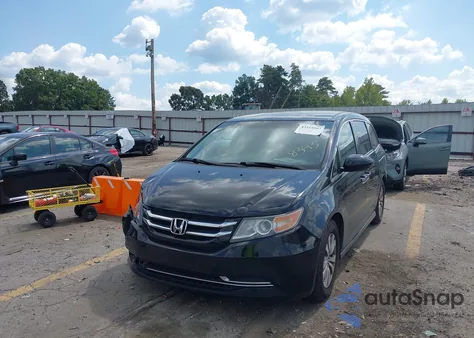 2017 Honda Odyssey Se из США, поврежденный, VIN 5FNRL5H33HB008343